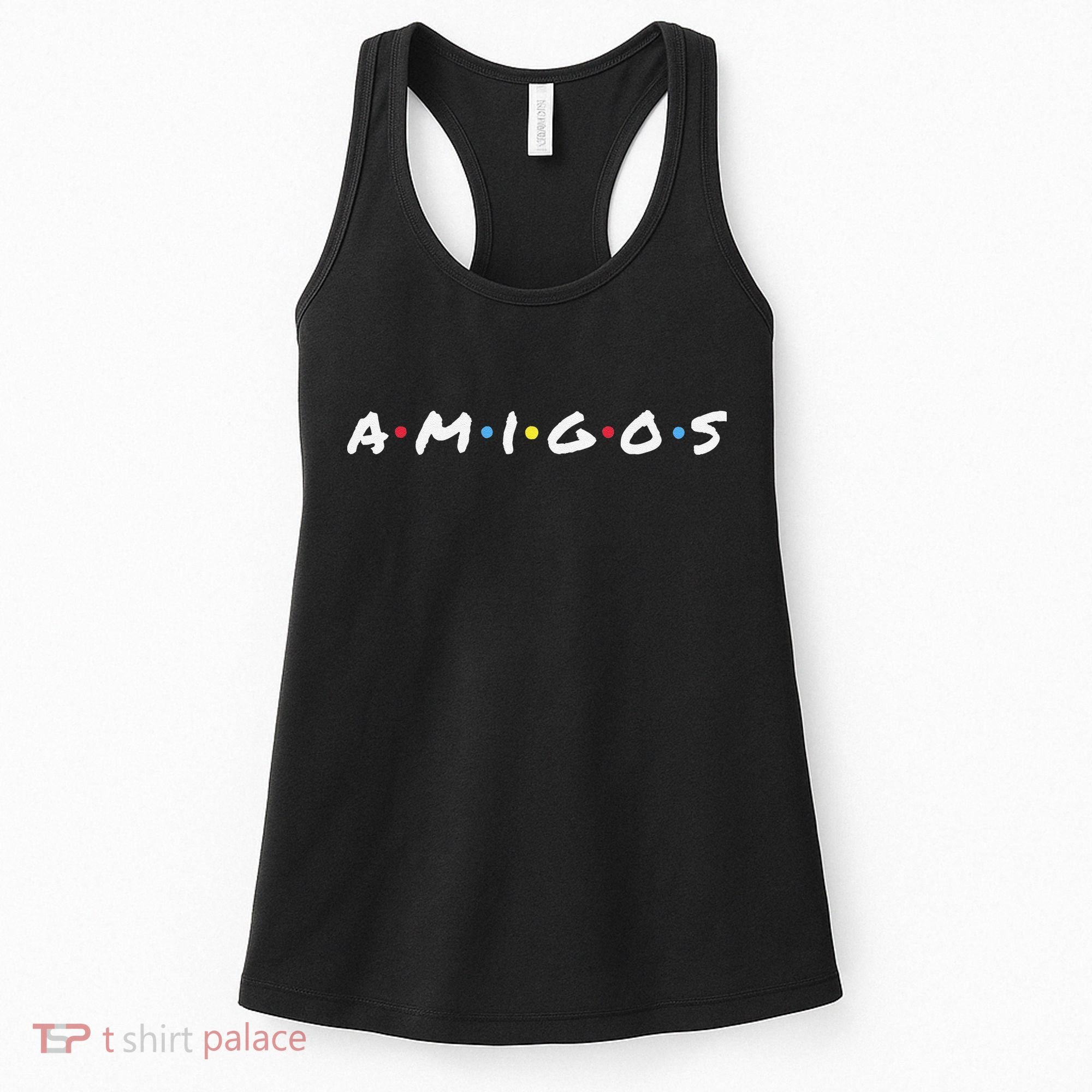 Amigos Fun Pop Culture Friends Humor Cute and Trendy TV Women's Tank Top