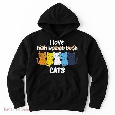 Aroace Flag Pride Lgbtq Cats Cute Aroace Cat Hoodie
