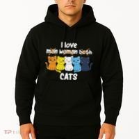 Aroace Flag Pride Lgbtq Cats Cute Aroace Cat Hoodie thumb 2