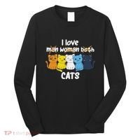 Aroace Flag Pride Lgbtq Cats Cute Aroace Cat Long Sleeve Shirt thumb 0