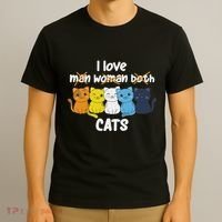 Aroace Flag Pride Lgbtq Cats Cute Aroace Cat T-Shirt thumb 3