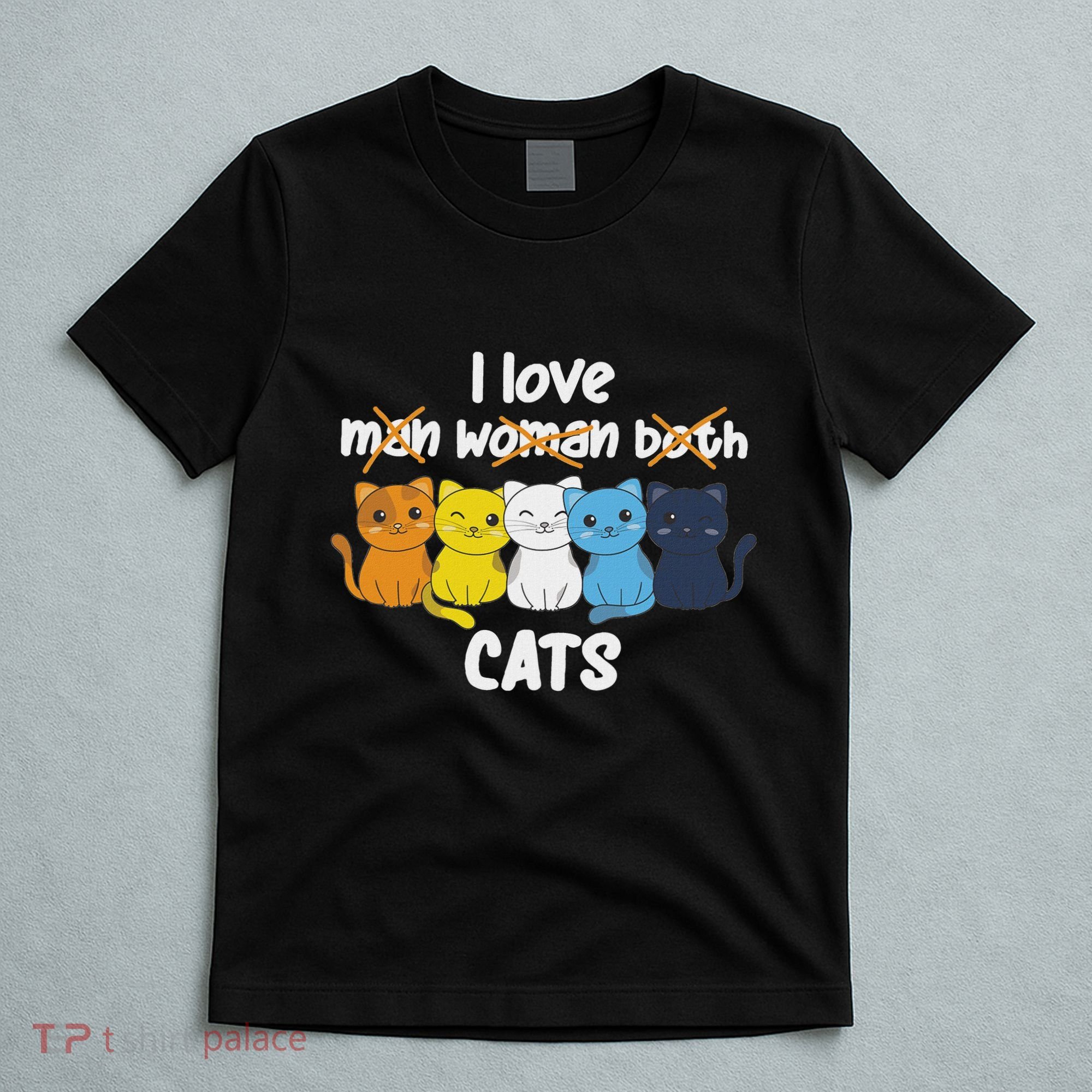 Aroace Flag Pride Lgbtq Cats Cute Aroace Cat T-Shirt