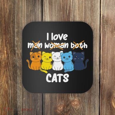 Aroace Flag Pride Lgbtq Cats Cute Aroace Cat Coaster