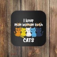 Aroace Flag Pride Lgbtq Cats Cute Aroace Cat Coaster thumb 0