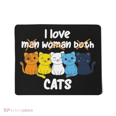 Aroace Flag Pride Lgbtq Cats Cute Aroace Cat Mousepad