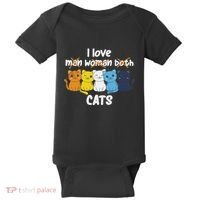 Aroace Flag Pride Lgbtq Cats Cute Aroace Cat Baby Bodysuit thumb 0