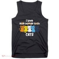 Aroace Flag Pride Lgbtq Cats Cute Aroace Cat Tank Top thumb 0