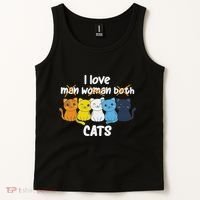Aroace Flag Pride Lgbtq Cats Cute Aroace Cat Tank Top thumb 2