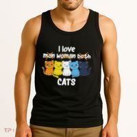 Aroace Flag Pride Lgbtq Cats Cute Aroace Cat Tank Top thumb 3