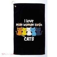 Aroace Flag Pride Lgbtq Cats Cute Aroace Cat Golf Towel thumb 0