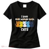 Aroace Flag Pride Lgbtq Cats Cute Aroace Cat Women's T-Shirt thumb 0