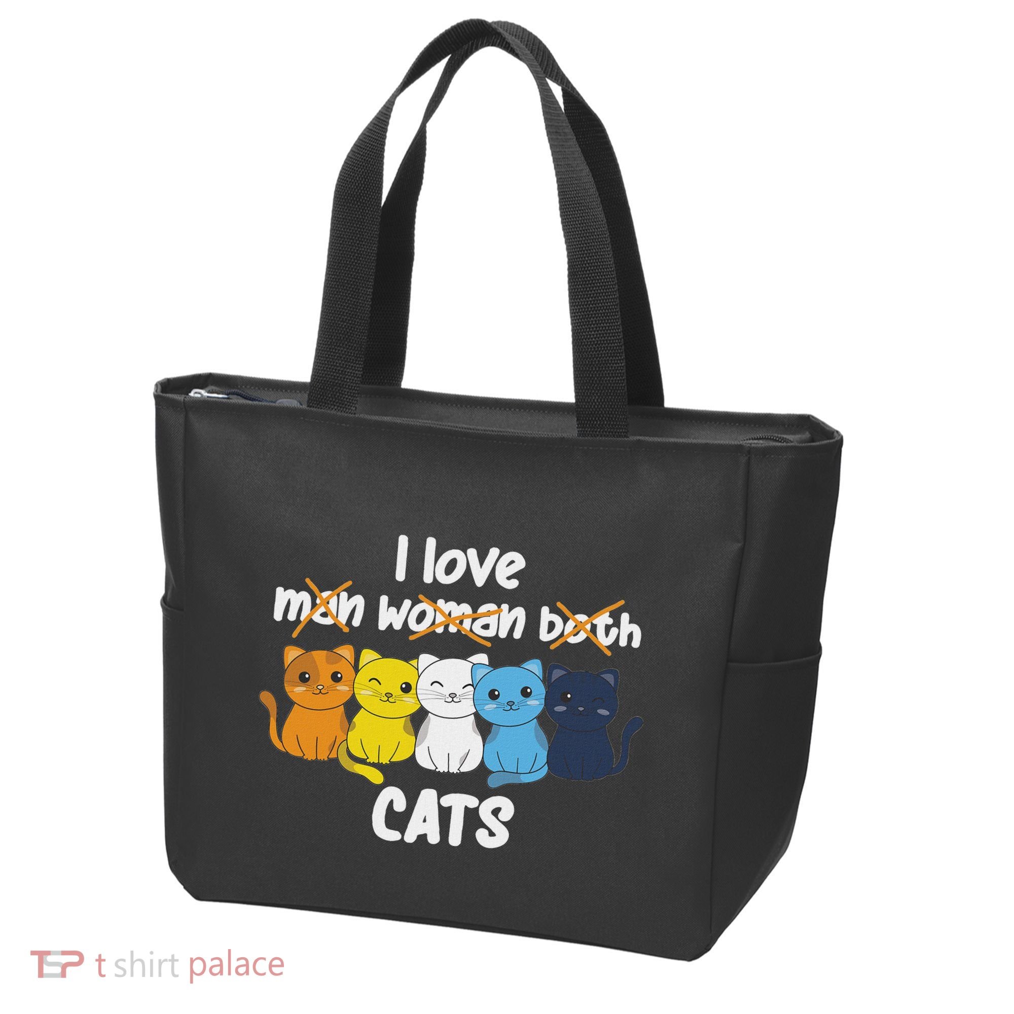 Aroace Flag Pride Lgbtq Cats Cute Aroace Cat Tote Bag