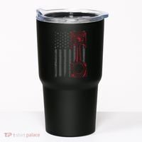 American Flag Piston Funny Muscle Car Mechanic Gift Tumbler thumb 0