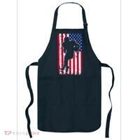 American Football Player Distressed USA Flag Apron thumb 0