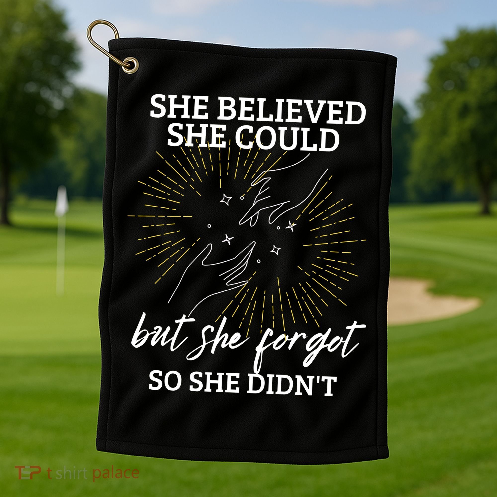 Adhd Funny Quotes Memory Rentention | Adhd Awareness Golf Towel