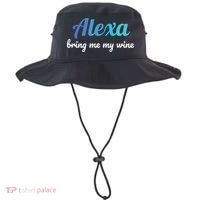 Alexa Funny Quote Bring Me My Wine Bucket Hat thumb 0