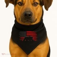 American Flag Quad ATV Apparel Off Road ATV USA-Made Doggie Bandana thumb 1