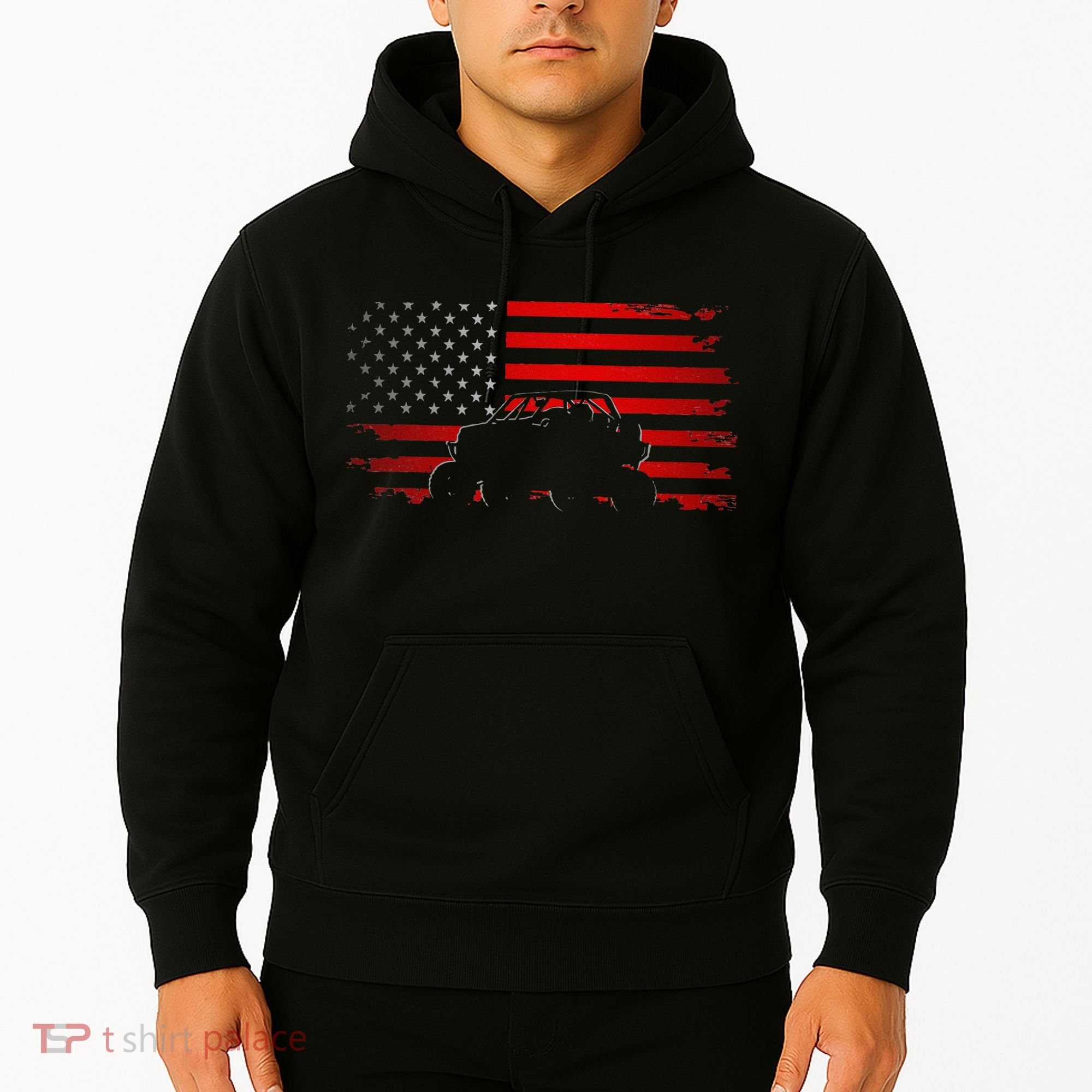 American Flag Quad ATV Apparel Off Road ATV Hoodie