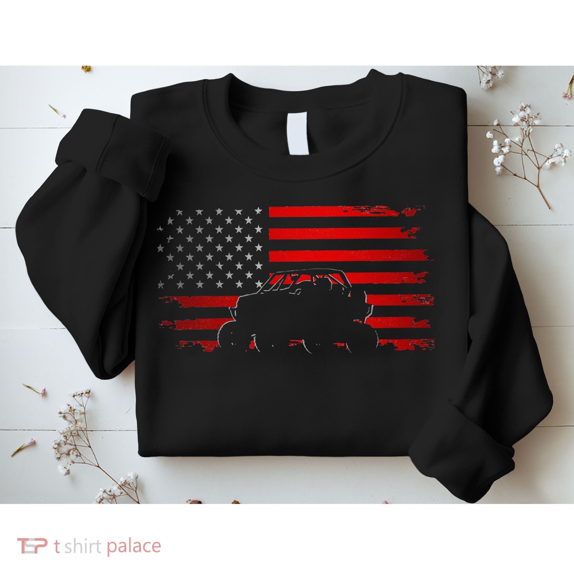 American Flag Quad ATV Apparel Off Road ATV Sweatshirt