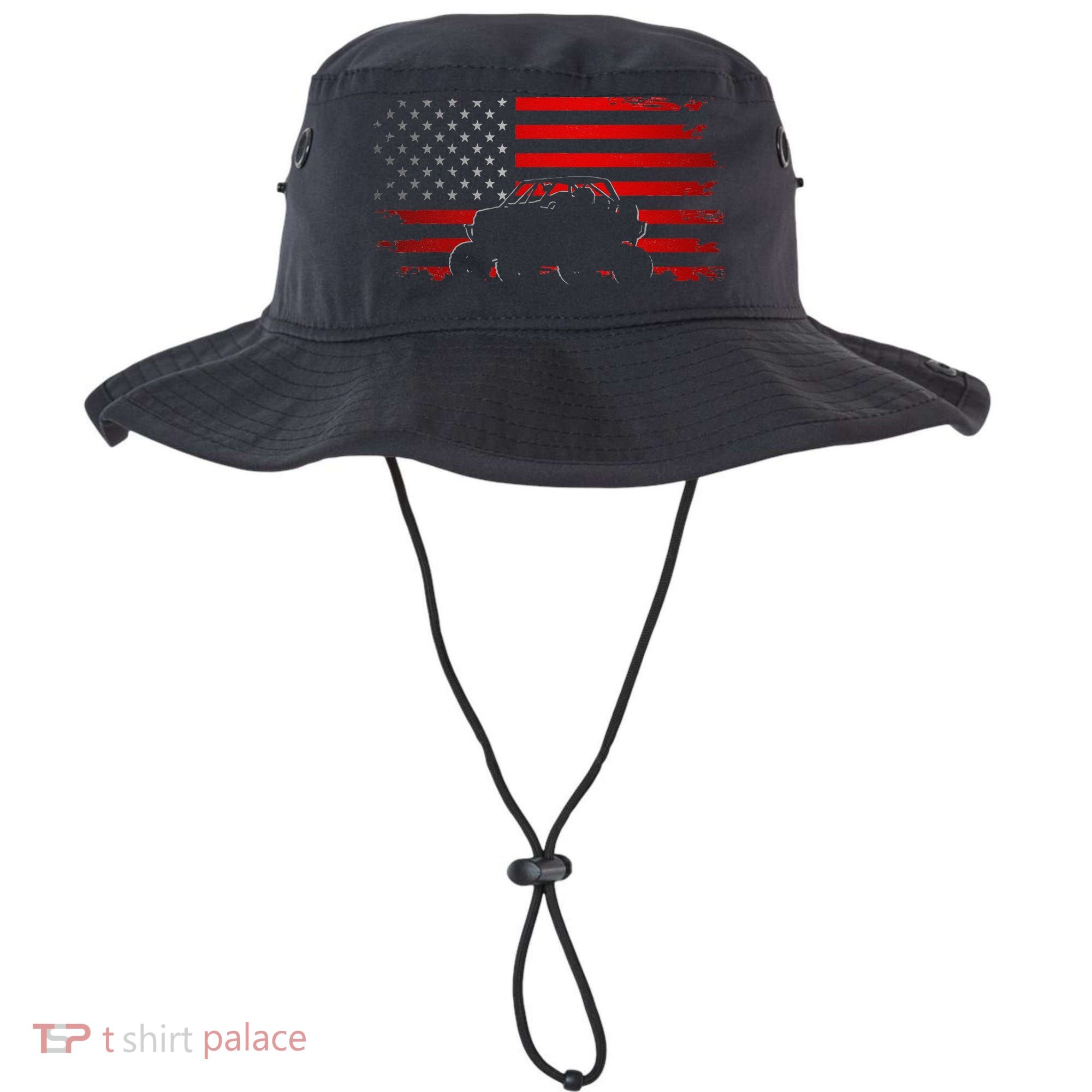 American Flag Quad ATV Apparel Off Road ATV Bucket Hat