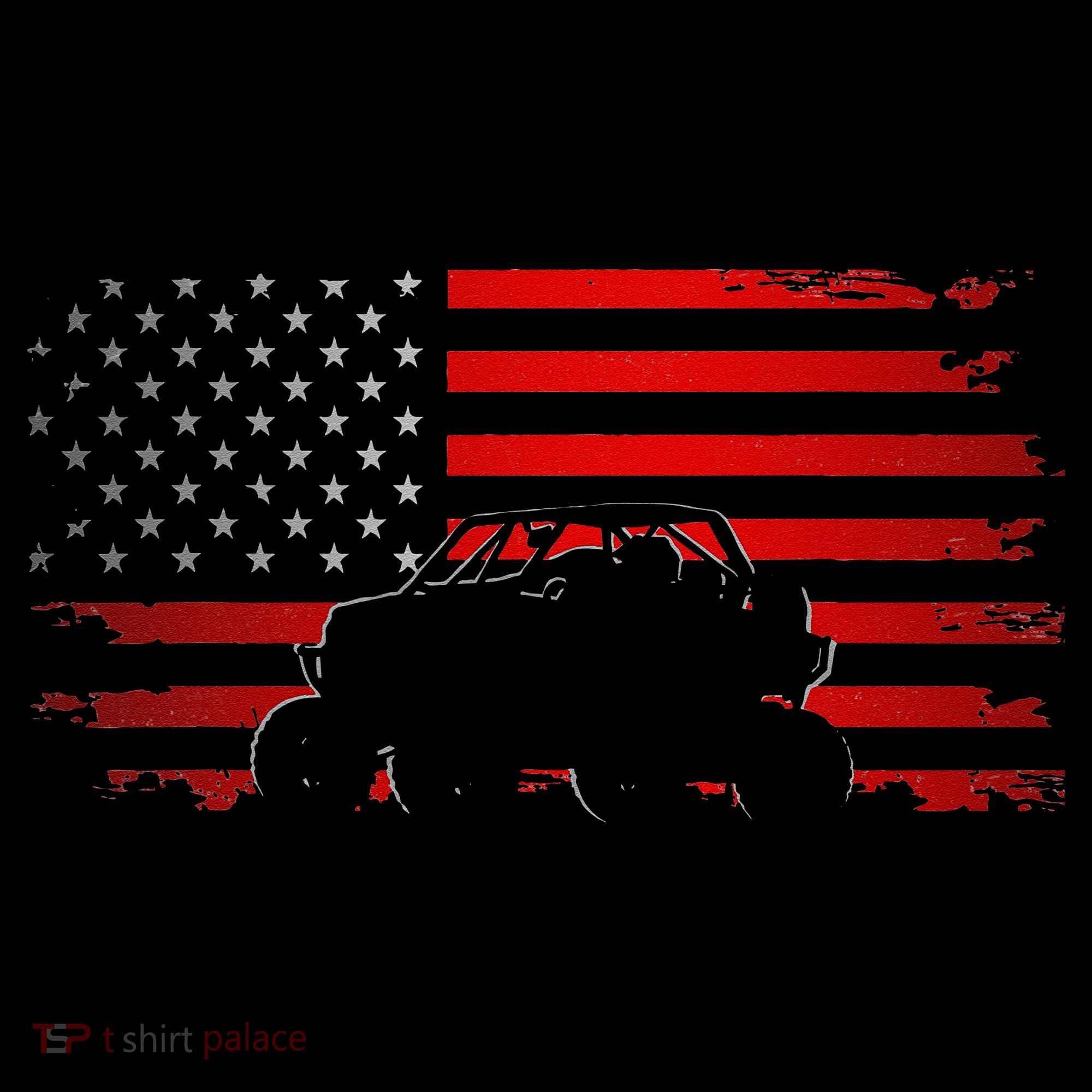 American Flag Quad ATV Apparel Off Road ATV Women's Hoodie
