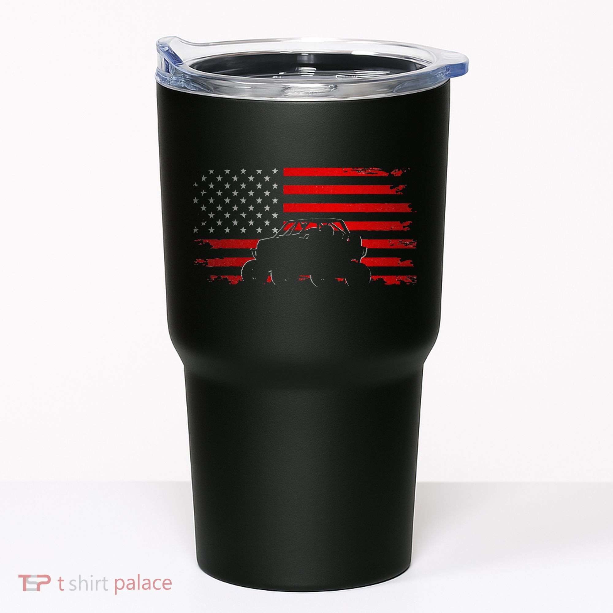American Flag Quad ATV Apparel Off Road ATV Tumbler