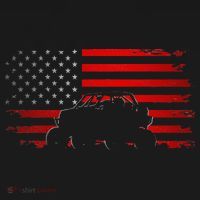 American Flag Quad ATV Apparel Off Road ATV Baby Bodysuit thumb 2