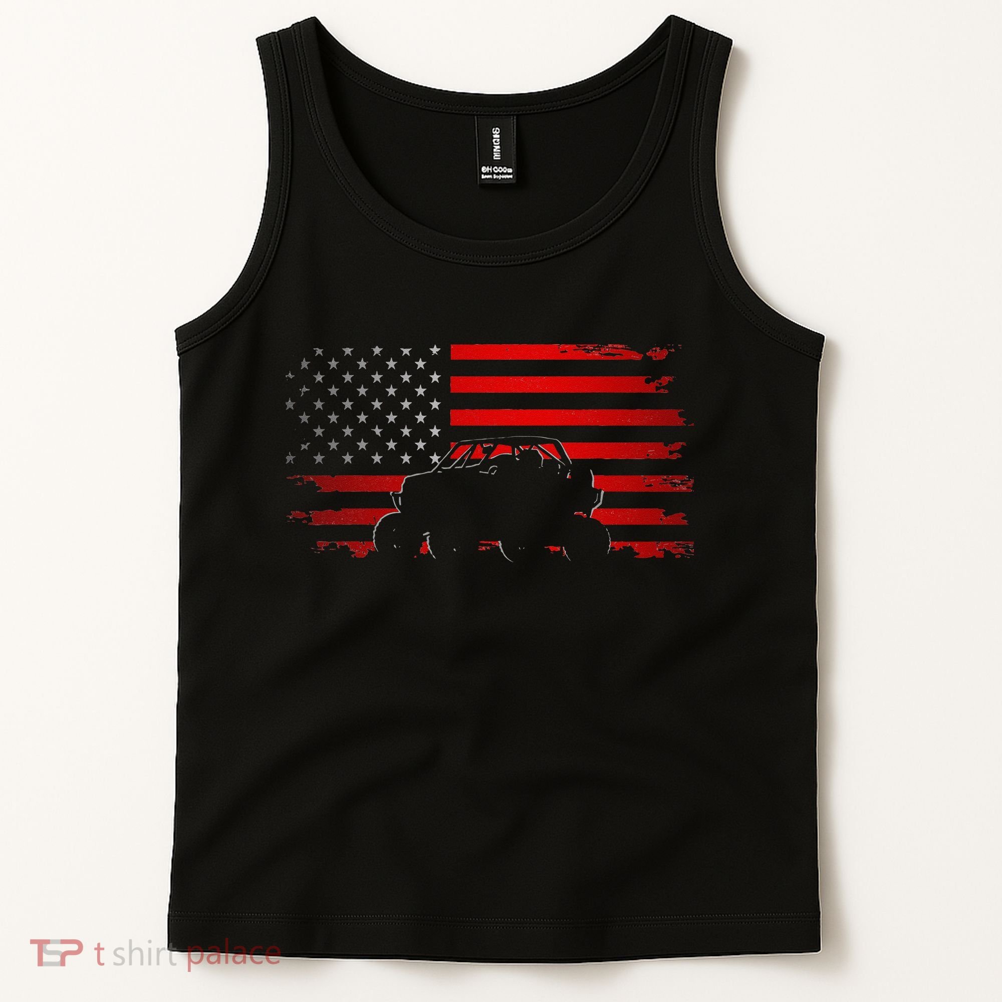 American Flag Quad ATV Apparel Off Road ATV Tank Top