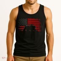 American Flag Quad ATV Apparel Off Road ATV Tank Top thumb 3