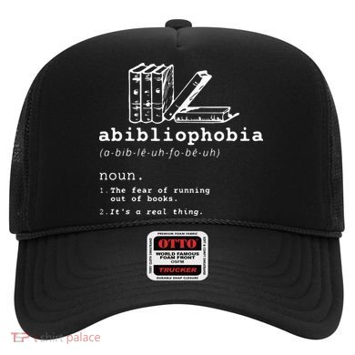 Abibliophobia Funny Reading Bookworm Reader Gift Hat