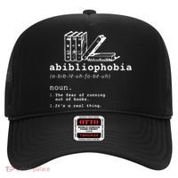 Abibliophobia Funny Reading Bookworm Reader Gift Hat thumb 0