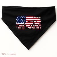 American Flag Road Biking Cycling Apparel Bicycle Cycling USA-Made Doggie Bandana thumb 0