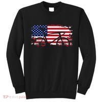 American Flag Road Biking Cycling Apparel Bicycle Cycling Sweatshirt thumb 0