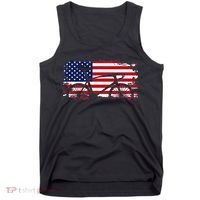 American Flag Road Biking Cycling Apparel Bicycle Cycling Tank Top thumb 0