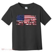 American Flag Road Biking Cycling Apparel Bicycle Cycling Toddler T-Shirt thumb 0