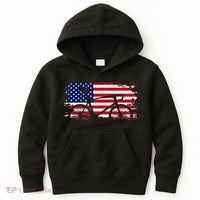 American Flag Road Biking Cycling Apparel Bicycle Cycling Kids Hoodie thumb 0