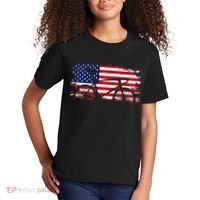 American Flag Road Biking Cycling Apparel Bicycle Cycling Kids T-Shirt thumb 2