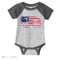 American Flag Road Biking Cycling Apparel Bicycle Cycling Infant Baby Jersey Bodysuit thumb 0
