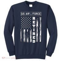AIR FORCE Retired - Distressed American Flag Tee Sweatshirt thumb 0