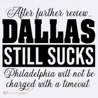 After Further Review Dallas Still Sucks Funny Philadelphia Apron thumb 3