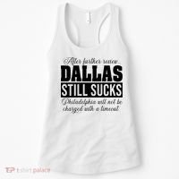 After Further Review Dallas Still Sucks Funny Philadelphia Women's Tank Top thumb 0