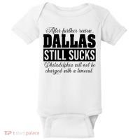 After Further Review Dallas Still Sucks Funny Philadelphia Baby Bodysuit thumb 0
