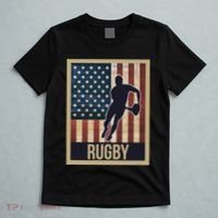 American Flag Rugby Vintage And Retro Rugby Gift T-Shirt thumb 5