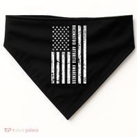 American Flag Rheumatoid Arthritis Awareness Month May USA-Made Doggie Bandana thumb 0