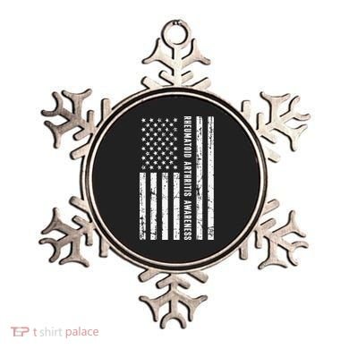 American Flag Rheumatoid Arthritis Awareness Month May Ornament
