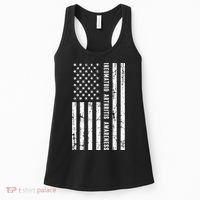American Flag Rheumatoid Arthritis Awareness Month May Women's Tank Top thumb 0