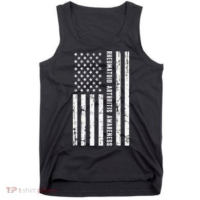 American Flag Rheumatoid Arthritis Awareness Month May Tank Top