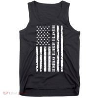 American Flag Rheumatoid Arthritis Awareness Month May Tank Top thumb 0