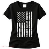 American Flag Rheumatoid Arthritis Awareness Month May Women's T-Shirt thumb 0