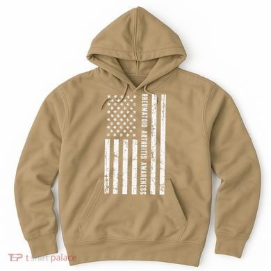 American Flag Rheumatoid Arthritis Awareness Month May Hoodie